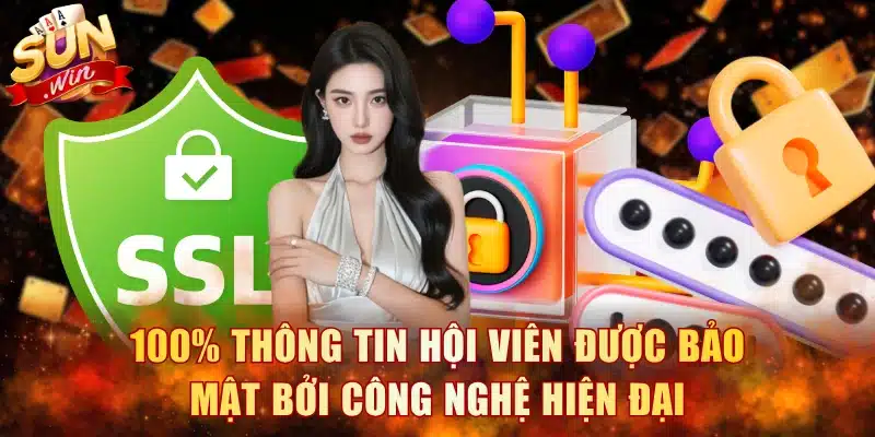 100% thông tin hội viên được bảo mật bởi công nghệ hiện đại
