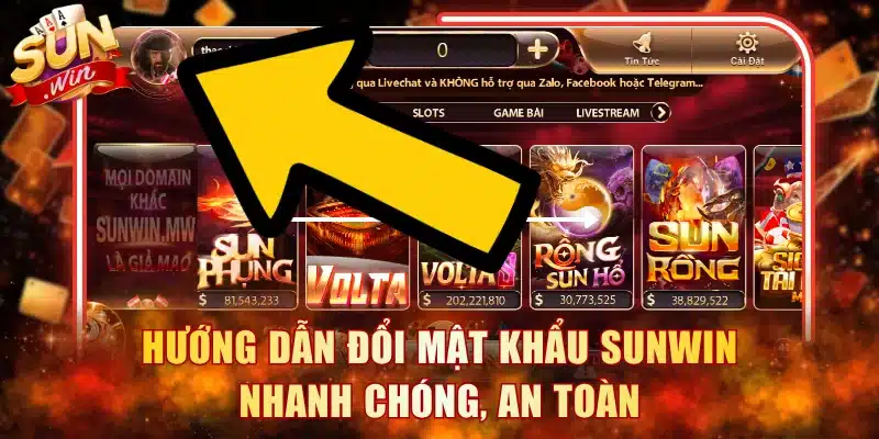 Đổi Mật Khẩu Sunwin